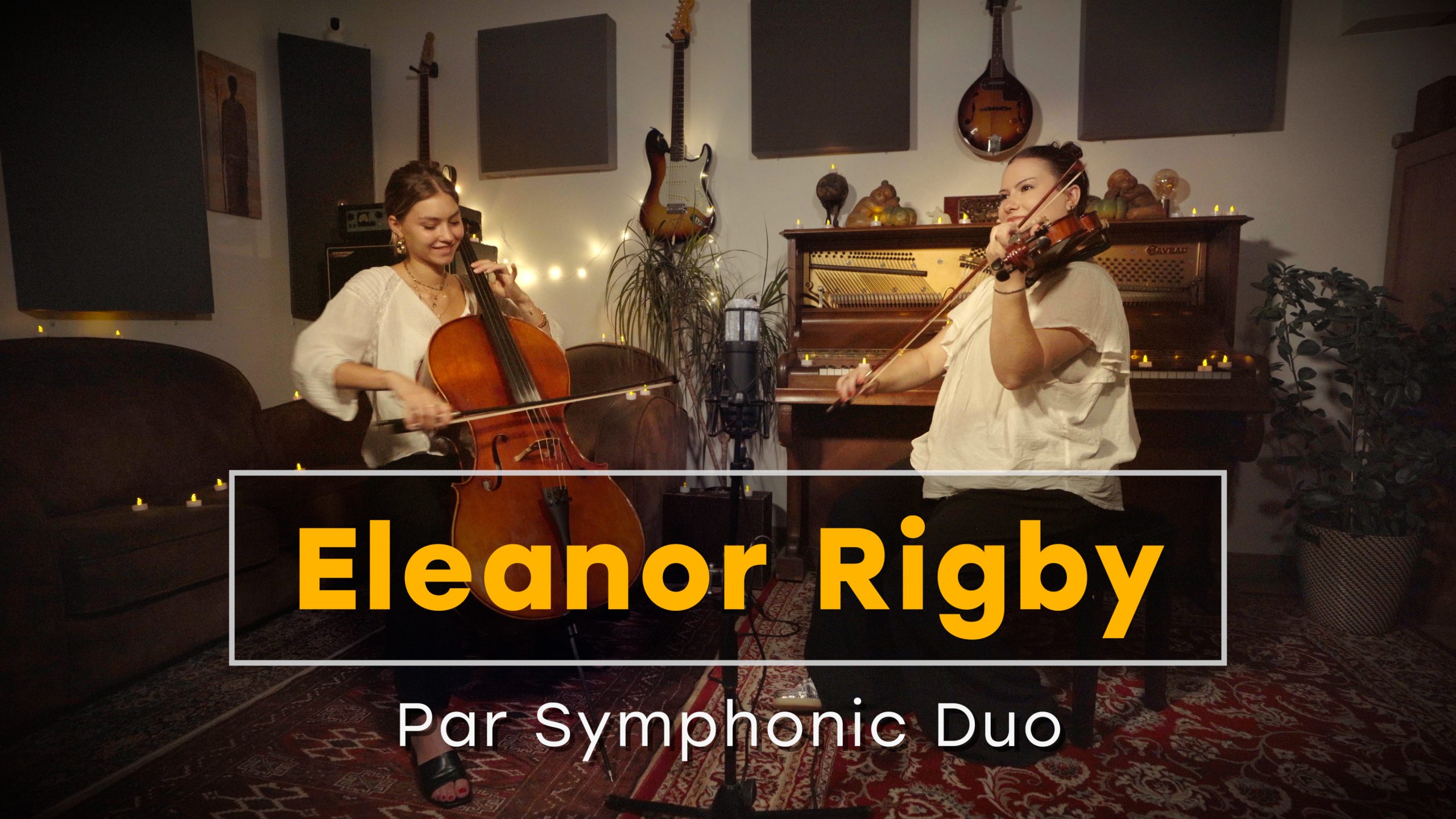 "Eleanor Rigby" par Symphonic Duo Non répertoriée 9 vues 1 sept. 2026 MW productions - Matthieu Wassik - Réalisateur MW productions - Matthieu Wassik - Réalisateur 49 abonnés 3 Symphonic Duo (Maïa et Lou Anne) interprêtent Eleanor Rigby au Studio WET. Enregistrement, mixage audio et réalisation vidéo par Matthieu Wassik
