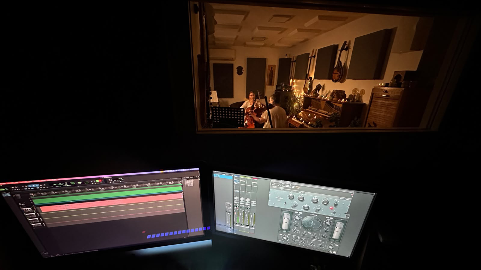MWproductions recording studio d'enregistrement Symphonic Duo Matthieu Wassik